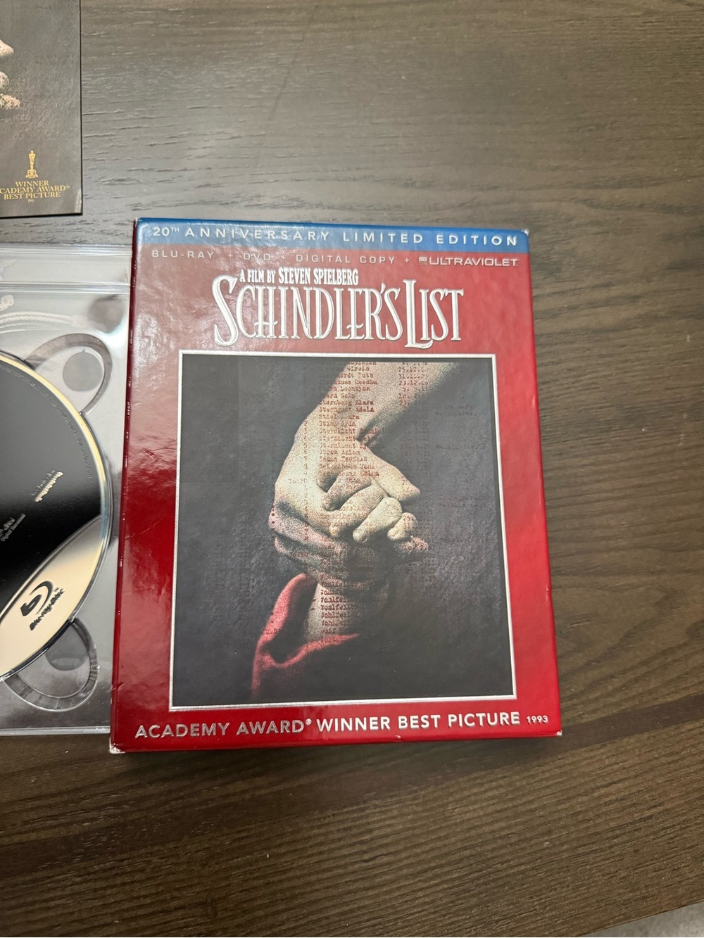 Schindler's List 20th Anniversary Limited Edition Blu-ray - Red